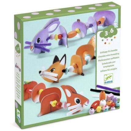 Djeco threading - Cute Animals