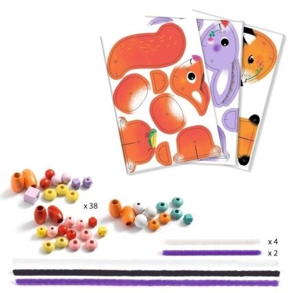 Djeco threading - Cute Animals 1 Djeco threading - Cute Animals 1