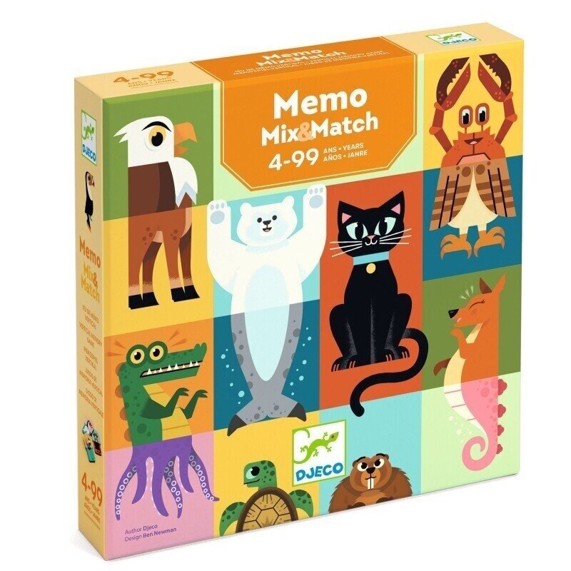 Djeco board game - Memo Mix & Match Djeco board game - Memo Mix & Match