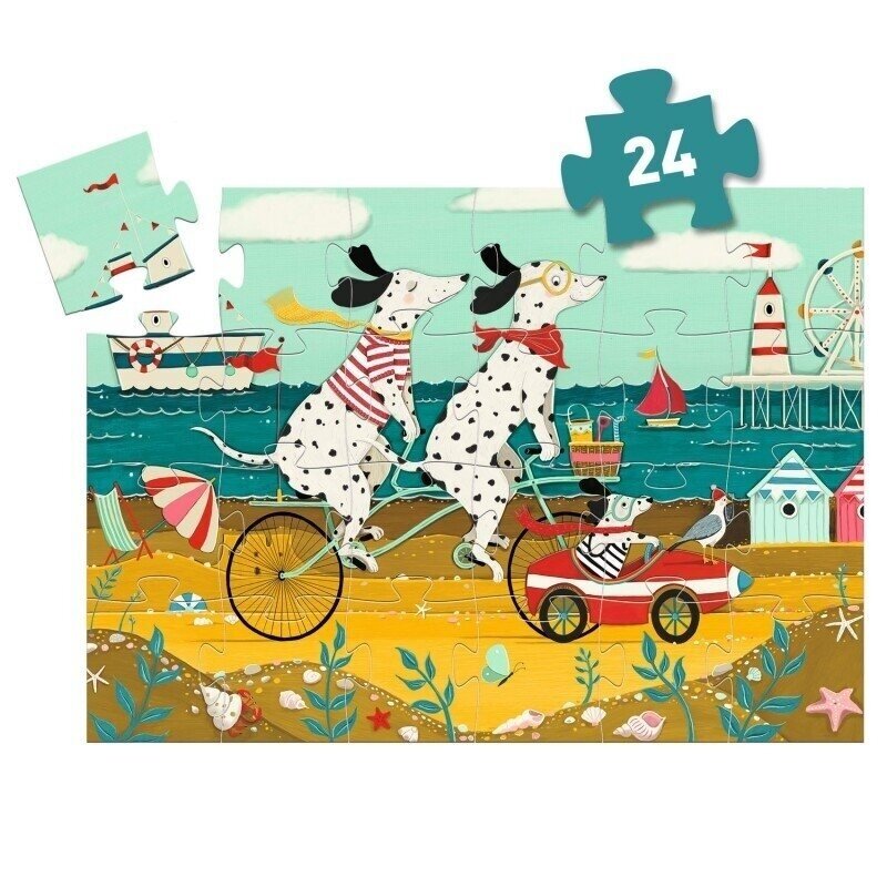 Djeco Silouette puzzle - Ollie, the Dalmatian, 24 pcs. 1 Djeco Silouette puzzle - Ollie, the Dalmatian, 24 pcs. 1
