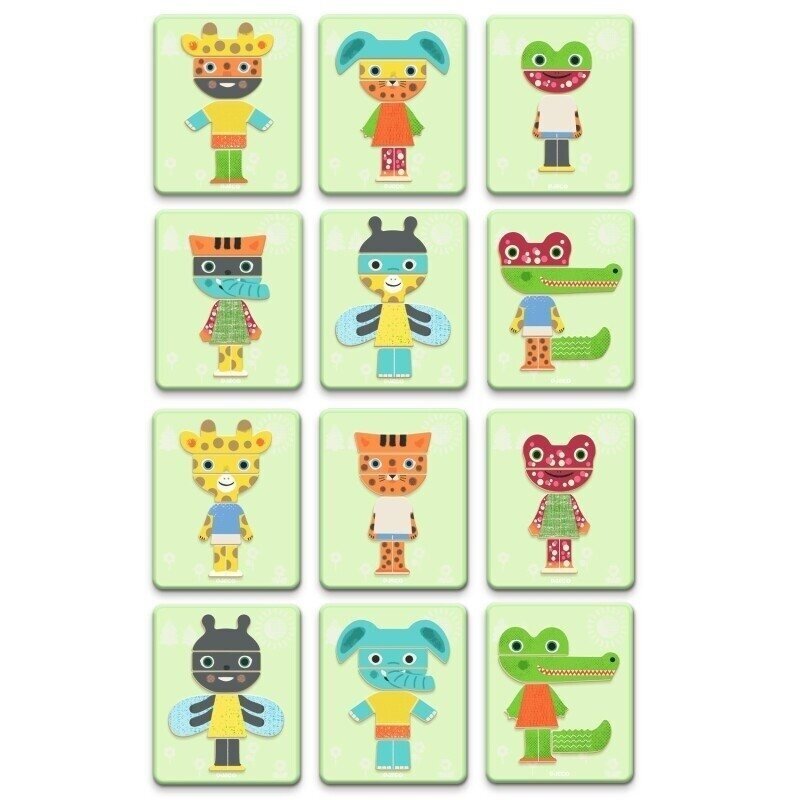 Djeco magnetic game - Mix Animals 4 Djeco magnetic game - Mix Animals 4