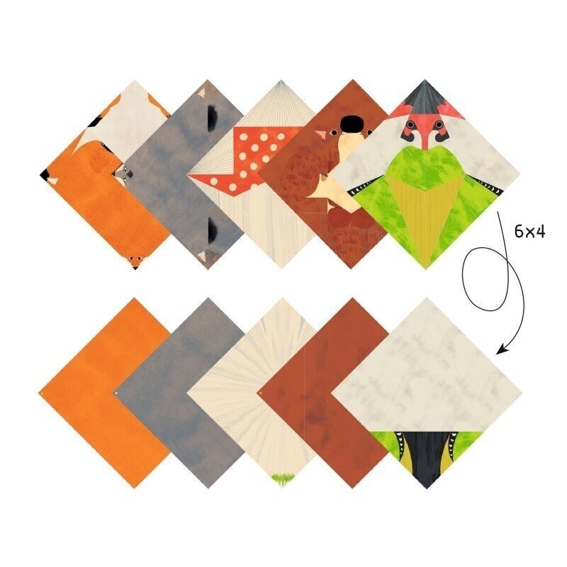 Djeco origami kit - Forest walk 2 Djeco origami kit - Forest walk 2