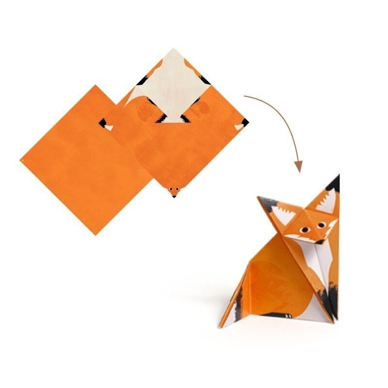 Djeco origami kit - Forest walk 1 Djeco origami kit - Forest walk 1
