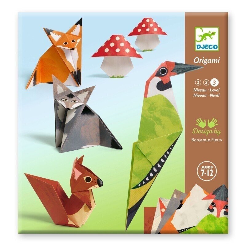 Djeco origami kit - Forest walk Djeco origami kit - Forest walk