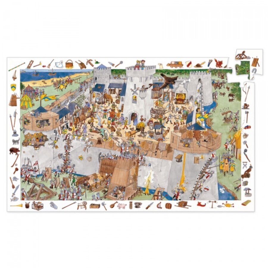 Djeco observation puzzle - Fortified Castle, 100 pcs. 1 Djeco observation puzzle - Fortified Castle, 100 pcs. 1