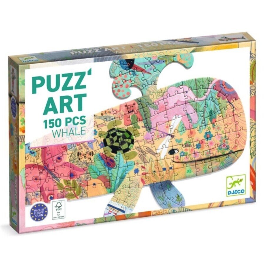 Djeco PUZZ'Art puzzle - Whale, 150 pcs. Djeco PUZZ'Art puzzle - Whale, 150 pcs.