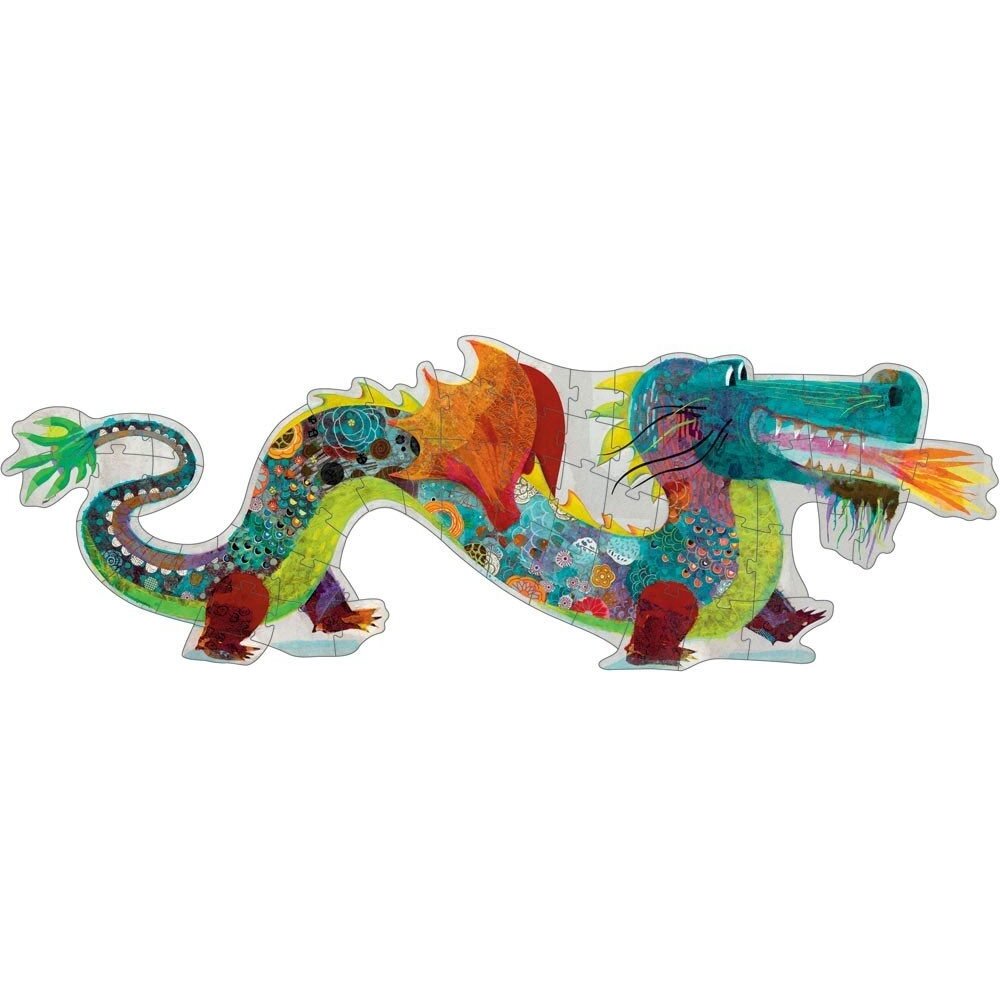 Djeco giant puzzle - Leon the Dragon, 58 pcs. 1 Djeco giant puzzle - Leon the Dragon, 58 pcs. 1