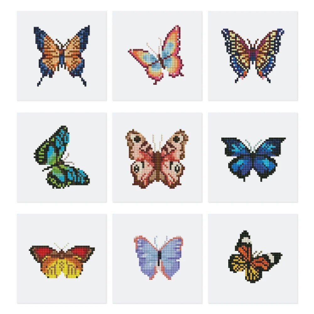 Mini diamond painting kit - Butterflies 5 Mini diamond painting kit - Butterflies 5