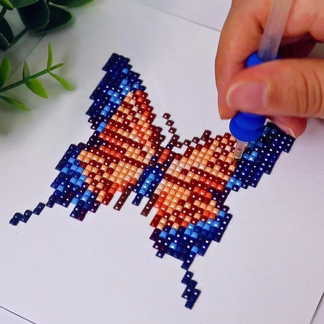 Mini diamond painting kit - Butterflies 2 Mini diamond painting kit - Butterflies 2