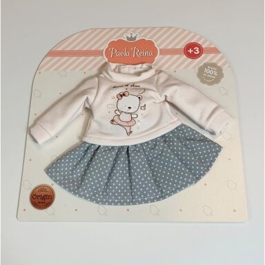Drabužėlių komplektas Kim 32 cm lėlei