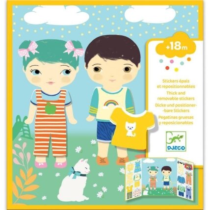 Thick removable stickers - Clothes Thick removable stickers - Clothes