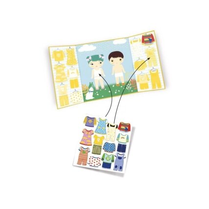 Thick removable stickers - Clothes 1 Thick removable stickers - Clothes 1