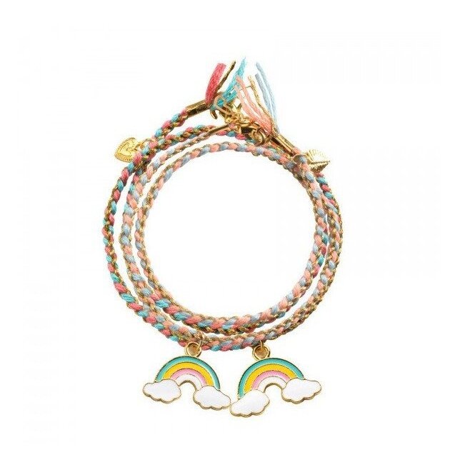 You&Me bracelets - Rainbow Kumihimo 1 You&Me bracelets - Rainbow Kumihimo 1