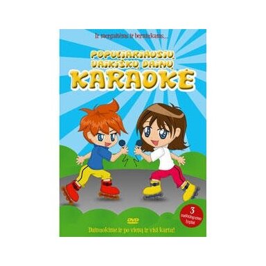 DVD Populiariausių vaikiškų dainų karaokė - 2