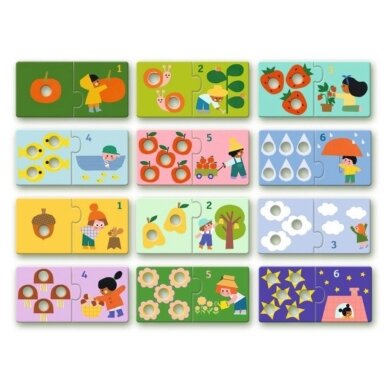 Djeco Puzzle Duo - First figures, 24 pcs. Djeco Puzzle Duo - First figures, 24 pcs.