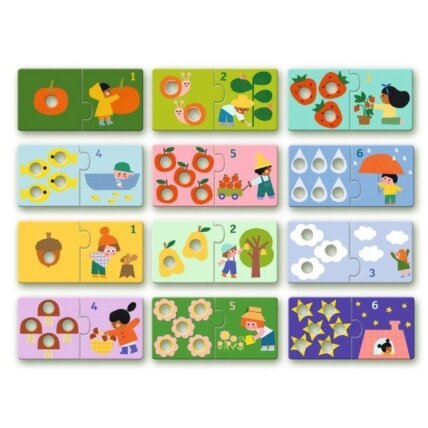 Djeco Puzzle Duo - First figures, 24 pcs. 1 Djeco Puzzle Duo - First figures, 24 pcs. 1