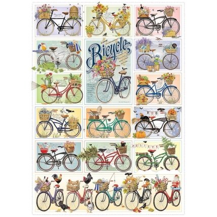 Cobble Hill puzzle - Bicycles, 1000 pcs. 1 Cobble Hill puzzle - Bicycles, 1000 pcs. 1