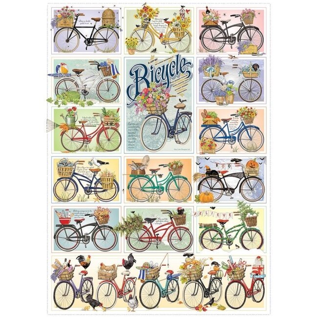 Cobble Hill puzzle - Bicycles, 1000 pcs. 1 Cobble Hill puzzle - Bicycles, 1000 pcs. 1