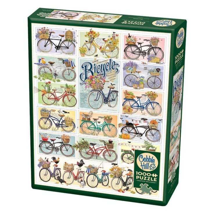 Cobble Hill puzzle - Bicycles, 1000 pcs. Cobble Hill puzzle - Bicycles, 1000 pcs.