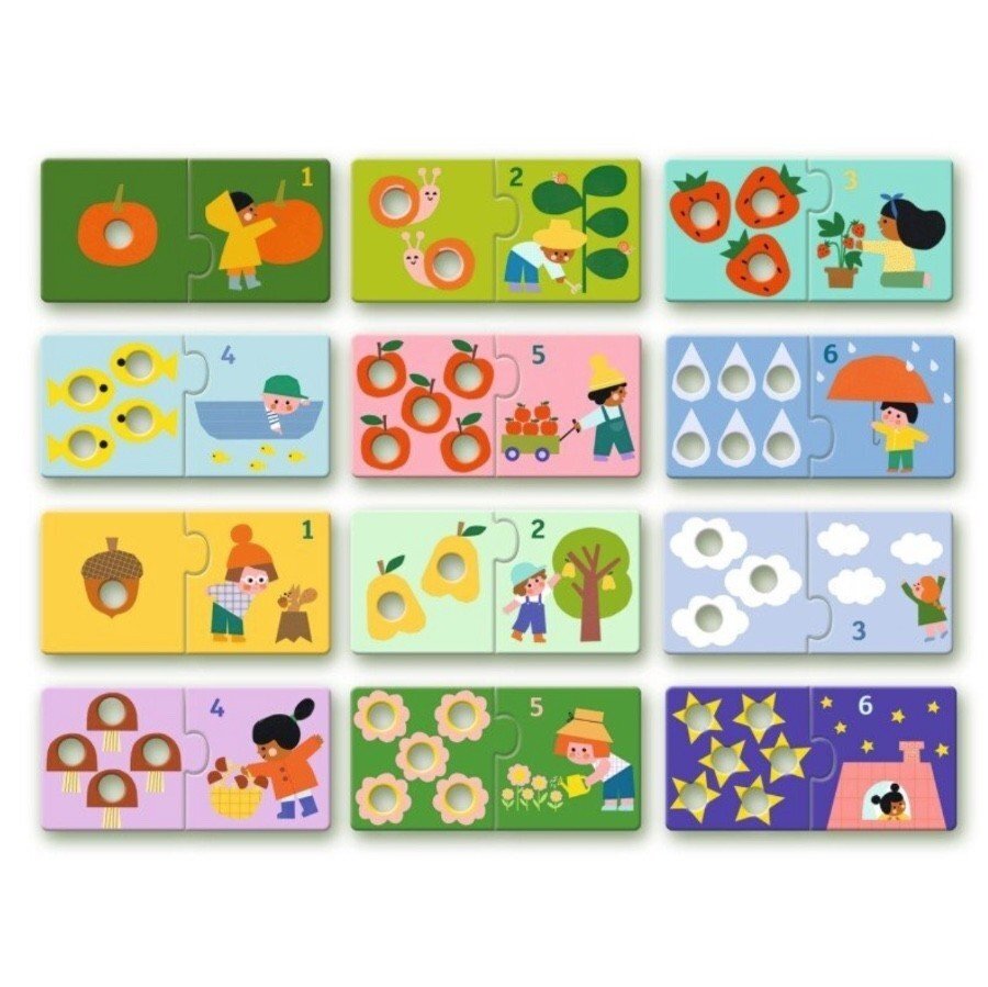 Djeco Puzzle Duo - First figures, 24 pcs. 1 Djeco Puzzle Duo - First figures, 24 pcs. 1