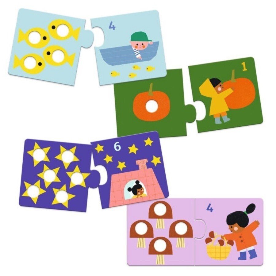Djeco Puzzle Duo - First figures, 24 pcs. 2 Djeco Puzzle Duo - First figures, 24 pcs. 2