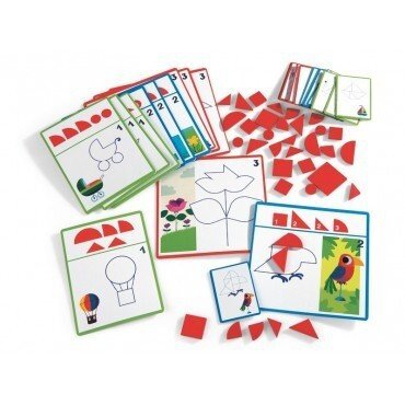 Djeco Eduludo game - Shapes 1 Djeco Eduludo game - Shapes 1