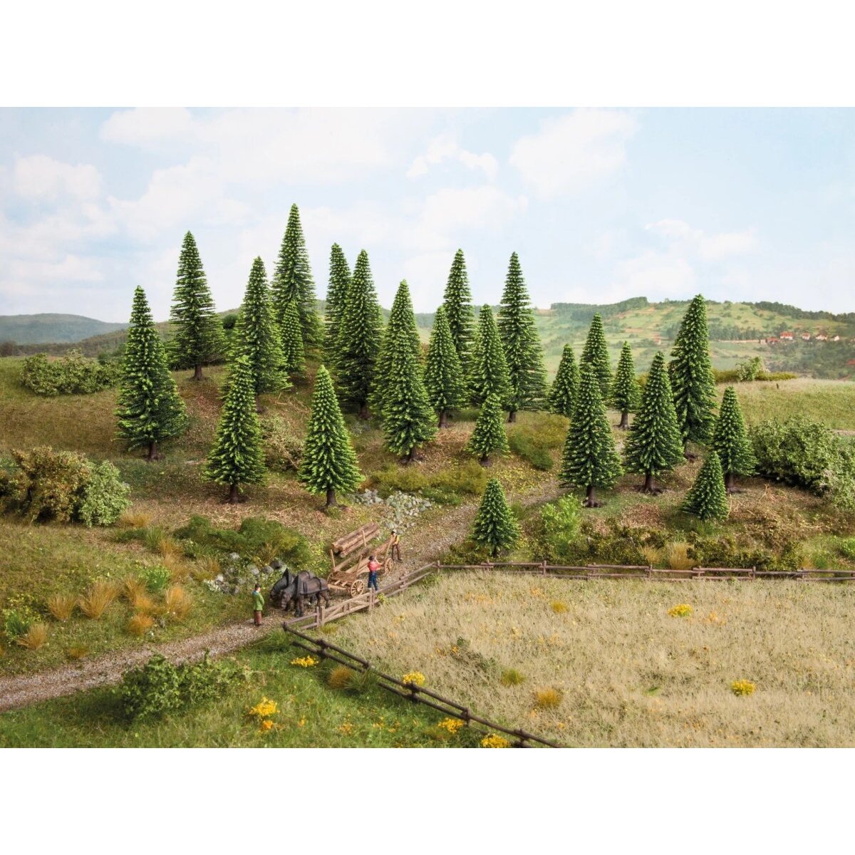 Spruce Trees, 10 pcs. Spruce Trees, 10 pcs.