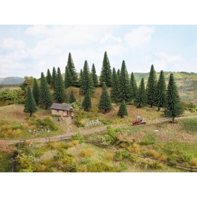 Model Fir Trees, 10 pcs.