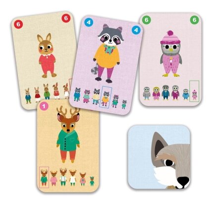 Djeco card game - Famlilou 1 Djeco card game - Famlilou 1