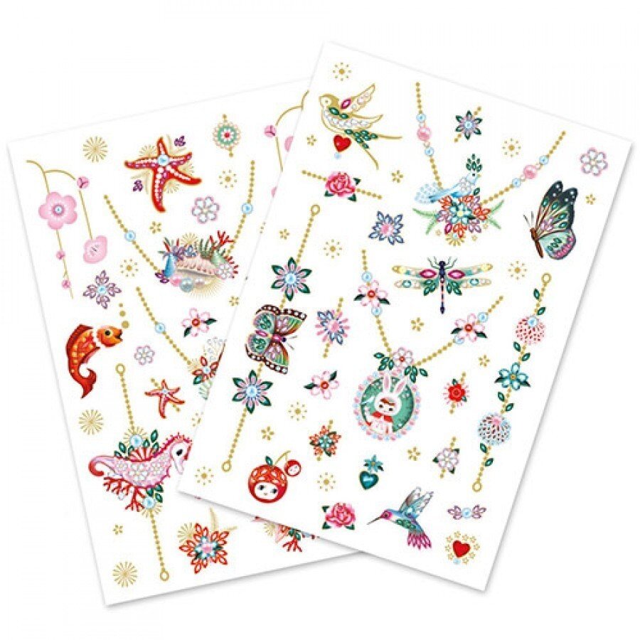 Djeco Glitter Tattoos - Fiona’s Jewels 1 Djeco Glitter Tattoos - Fiona’s Jewels 1