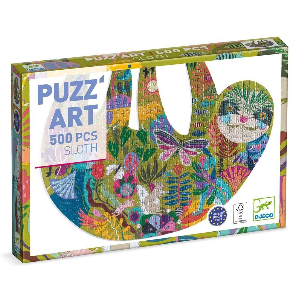 Djeco PUZZ'Art puzzle - Sloth, 500 pcs Djeco PUZZ'Art puzzle - Sloth, 500 pcs
