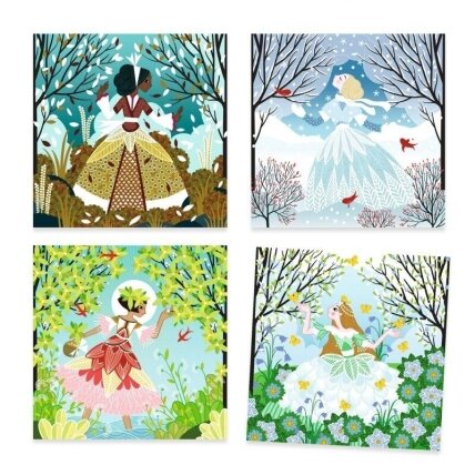 Foil pictures - Dresses in seasonal colours 2 Foil pictures - Dresses in seasonal colours 2
