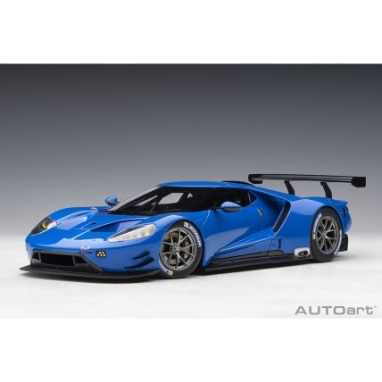 Ford GT Le Mans Plain Body Version, 2018 - 1:18 AutoArt