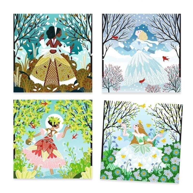 Foil pictures - Dresses in seasonal colours 2 Foil pictures - Dresses in seasonal colours 2