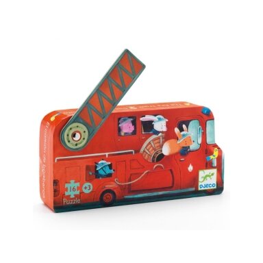 Djeco puzzle - The Fire Truck, 16 pcs. Djeco puzzle - The Fire Truck, 16 pcs.