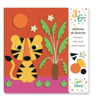 Felt collages - Sweet nature Felt collages - Sweet nature
