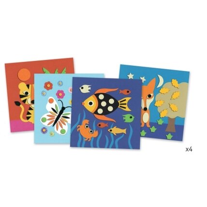 Felt collages - Sweet nature 2 Felt collages - Sweet nature 2
