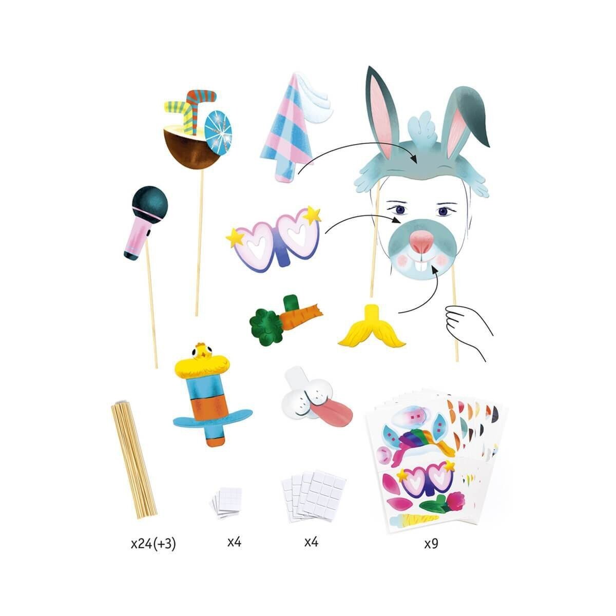 DIY - Mosaics & Stickers - Animal Party Masks 1 DIY - Mosaics & Stickers - Animal Party Masks 1