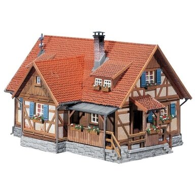 Rural half-timbered house