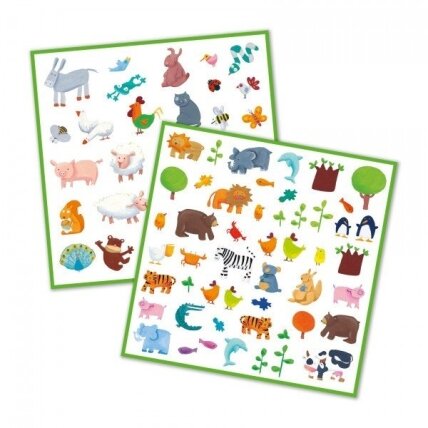 Djeco stickers - Animals 1 Djeco stickers - Animals 1