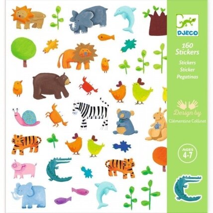 Djeco stickers - Animals Djeco stickers - Animals