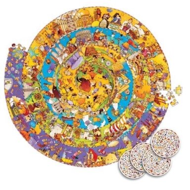 Djeco dėlionė ir bukletas - Istorija, 350 pcs.