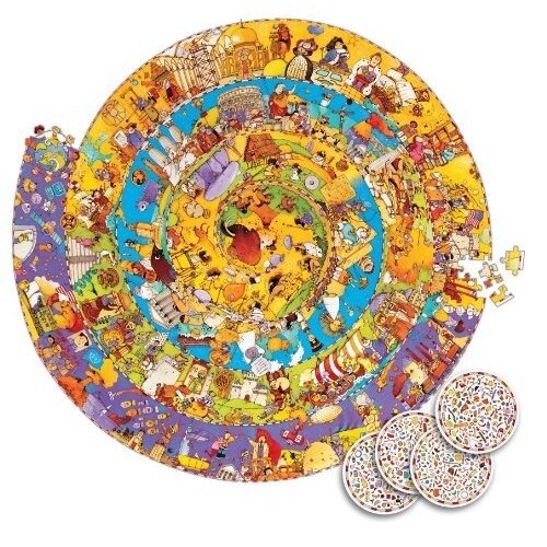 Djeco puzzle and booklet - History, 350 pcs. 1 Djeco puzzle and booklet - History, 350 pcs. 1
