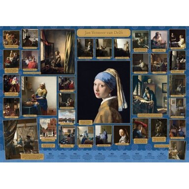 Cobble Hill dėlionė - Jan Vermeer, 1000 detalių