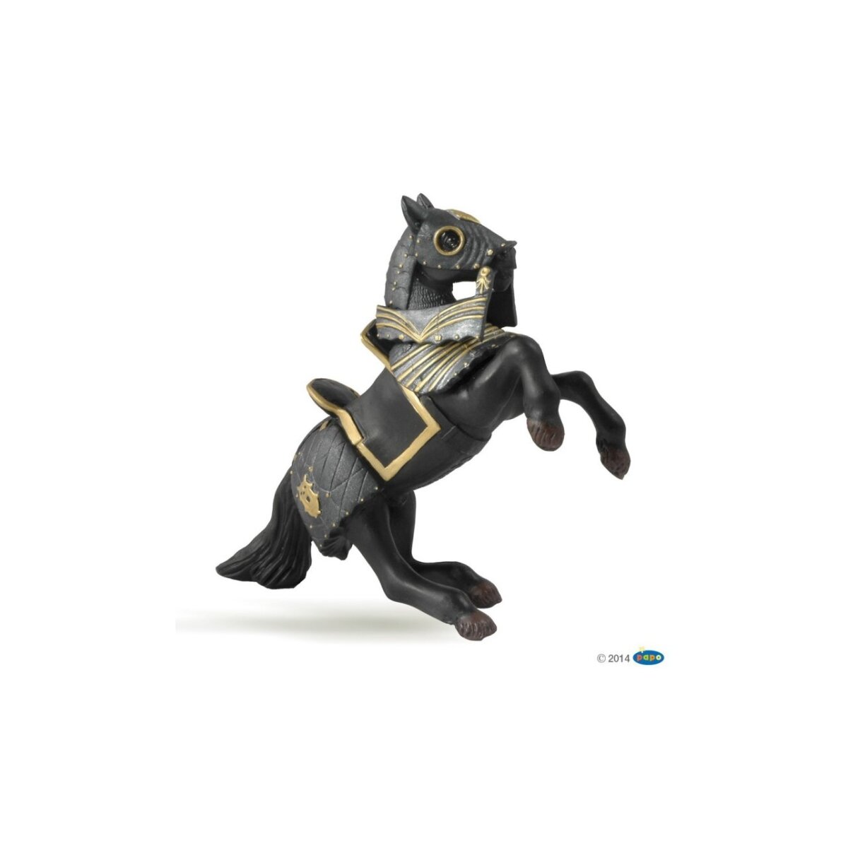 Horse of the knight in black Horse of the knight in black