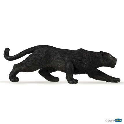 Black leopard figurine Black leopard figurine