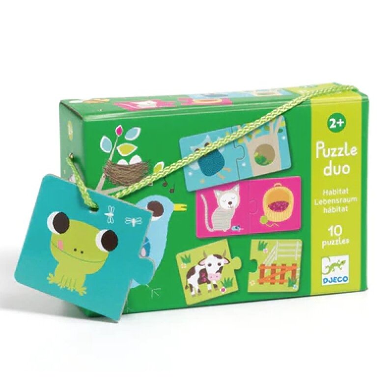 Djeco Duo puzzle - Habitat, 24 pcs. Djeco Duo puzzle - Habitat, 24 pcs.