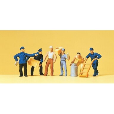Delivery men with loads