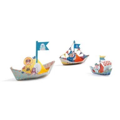 Djeco origami kit - Floating Boats Djeco origami kit - Floating Boats
