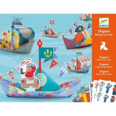 Djeco origami kit - Floating Boats Djeco origami kit - Floating Boats